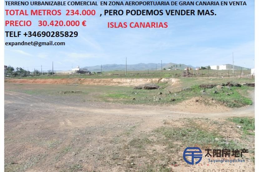 Gran terreno en venta en zona aeroportuaria de Gran Canaria