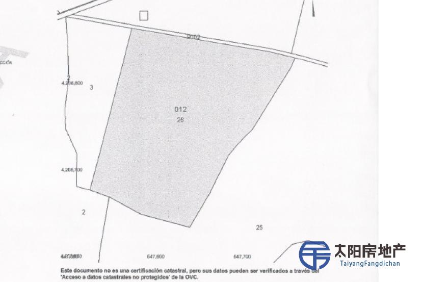 Taray: terreno 46. 000 m2, a 35€/m2