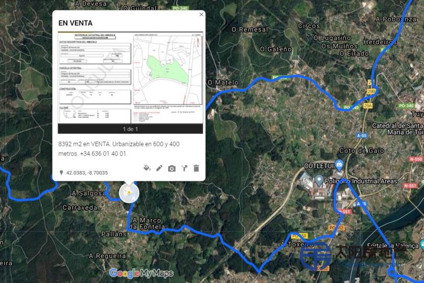 Terreno urbanizable en Tui